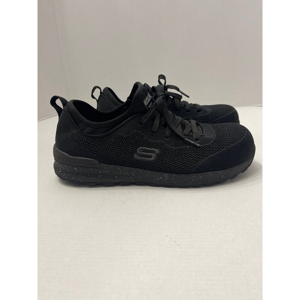 SKECHERS WORK Women's Bulklin - Balran Composite Toe Shoe Black Size 9